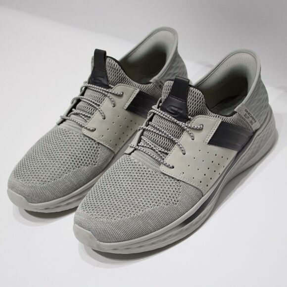 Skechers Slip-ins Slade Ocon Handsfree Sneakers Gray Men Size 12 Very Light Wear - Picture 4 of 14